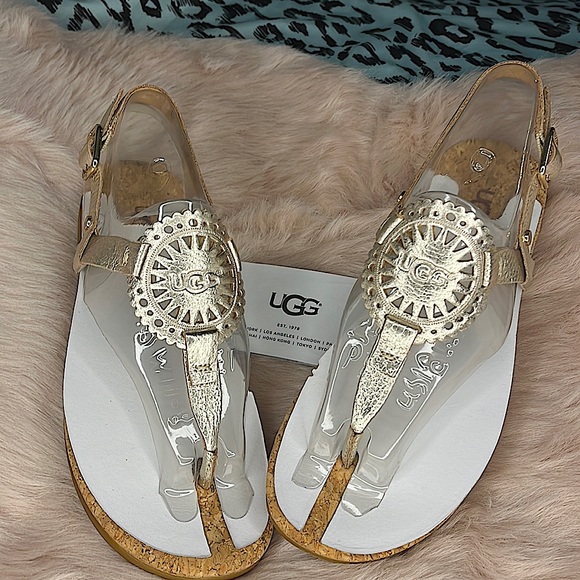 UGG AYDEN II METALLIC W/GOLD - Picture 2 of 3